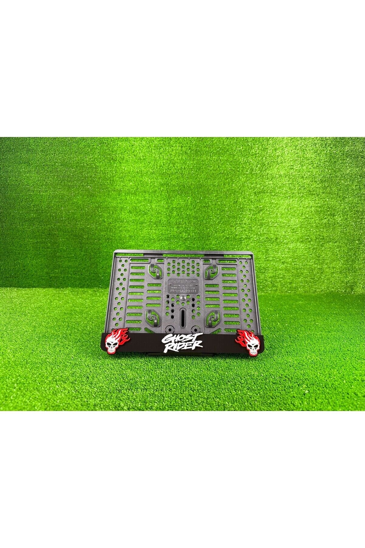 Ghost Rider 3d Kabrtmalı Pleksi Motor Plakalığı - 2