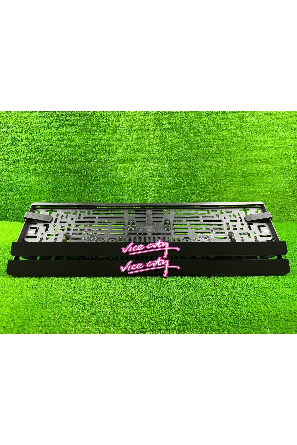 Vice City Siyah 3d Kabrtmalı Pleksi Araba Plakalığı 1 Takım