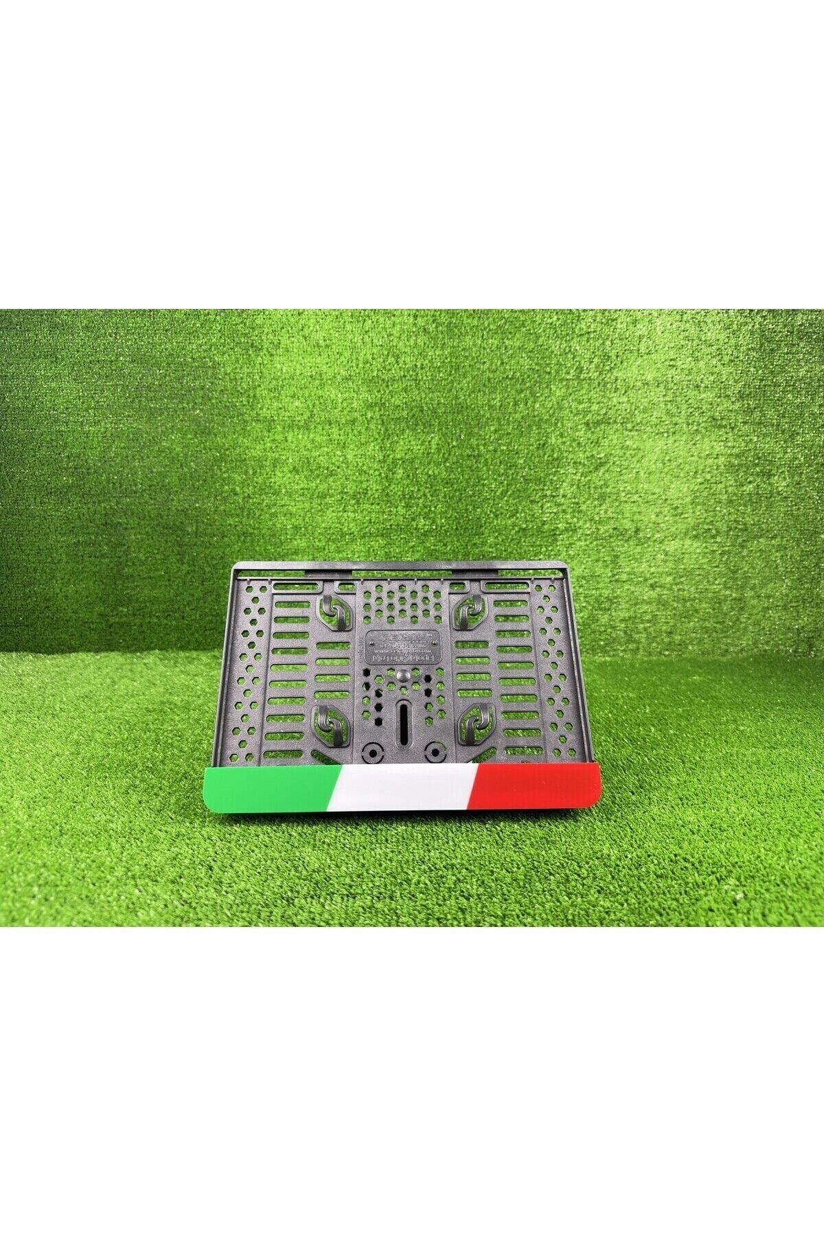 Italya Renkleri 3d Kabrtmalı Pleksi Motor Plakalığı