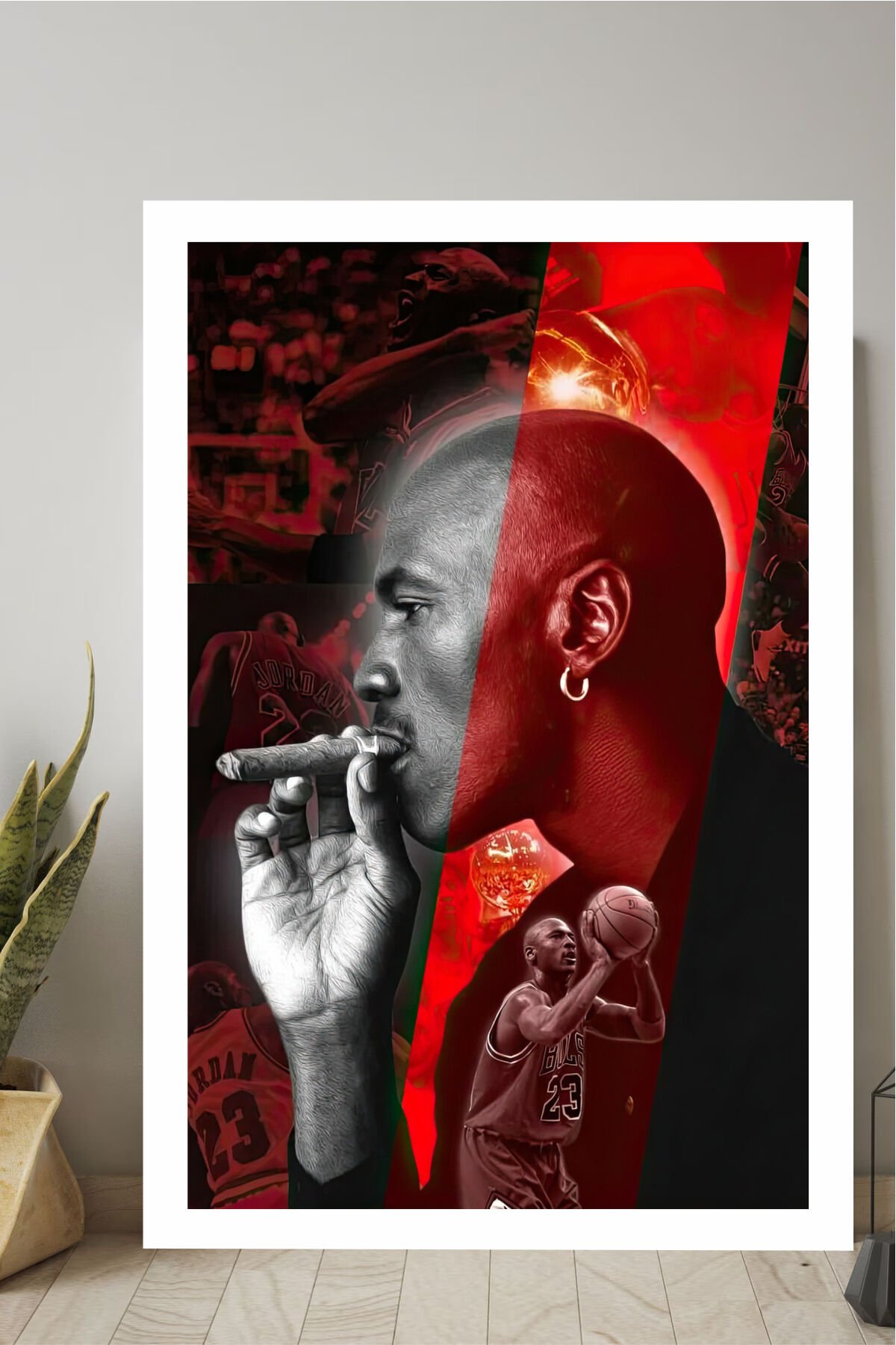 genç odası çerceve görünümlü mdf tablo