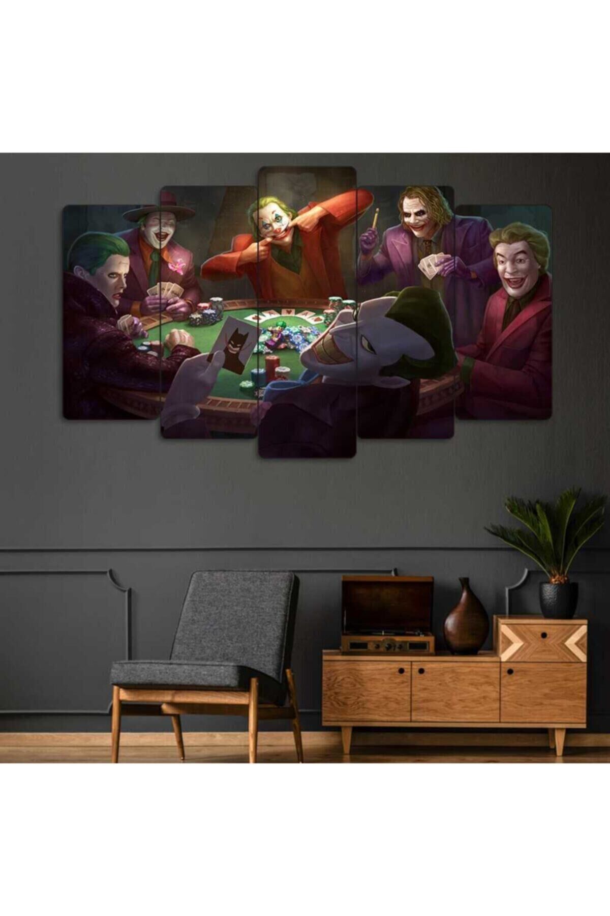 Joker - 5 Parçalı Tablo