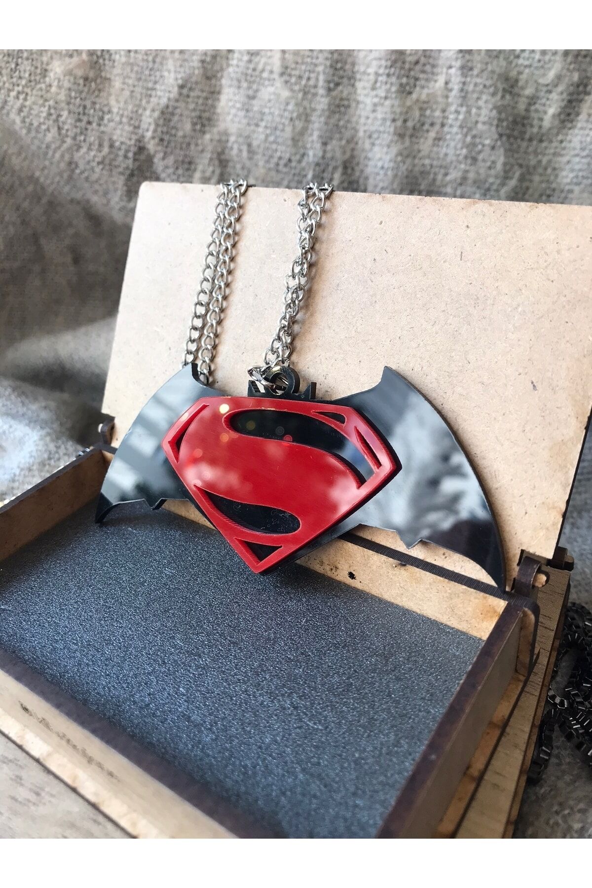 Pleksi Superman Dikiz Ayna Süsü Aksesuar