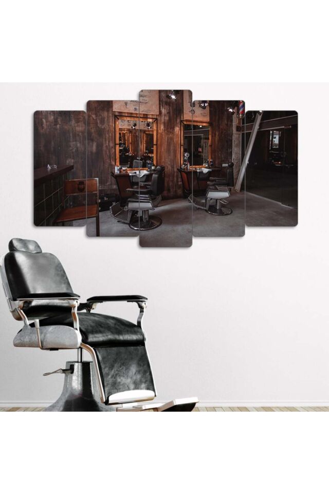 Eski Zamanlardan Günümüze - 5 Parçalı Berber Tablo