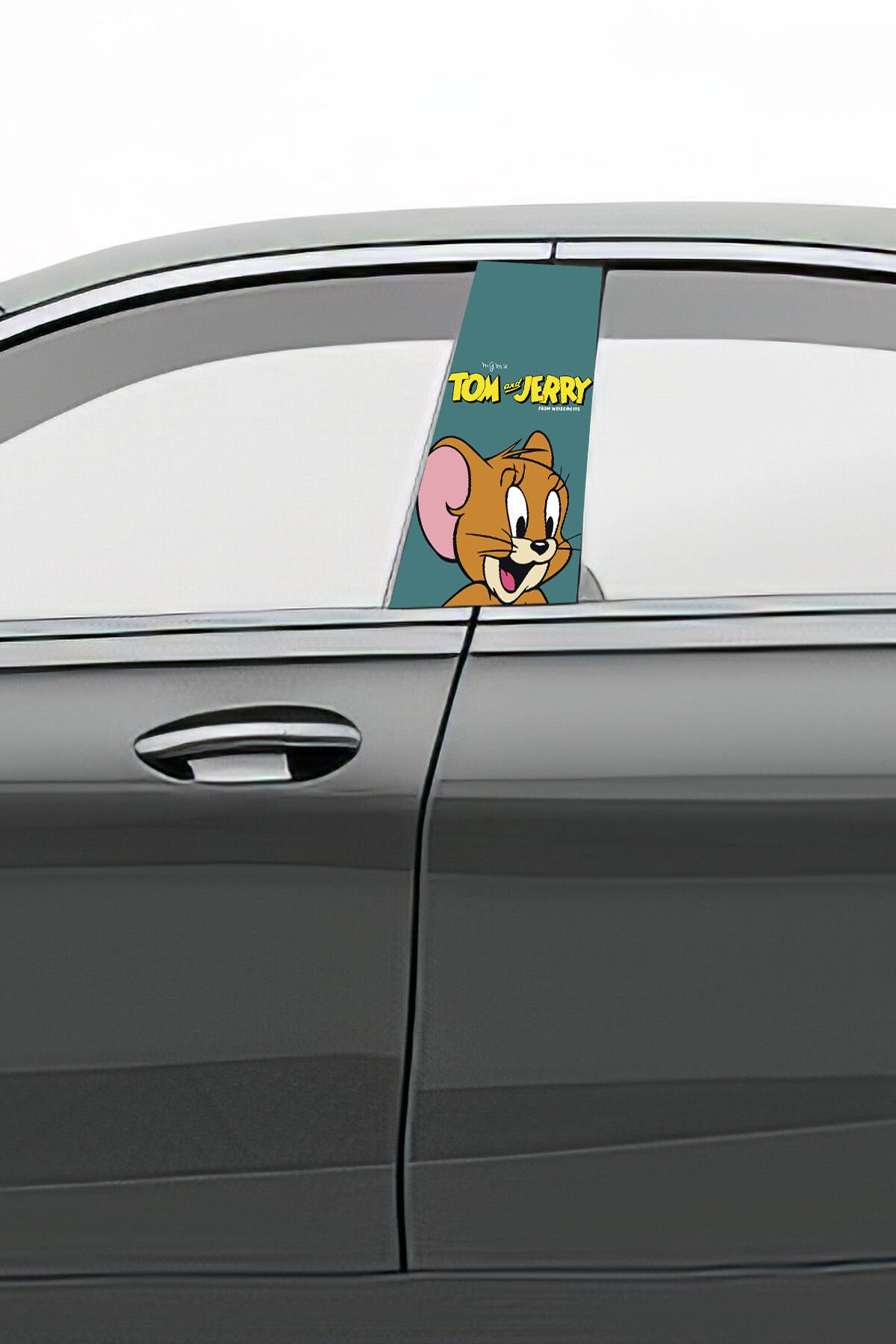 Araç Kapı Direk Kaplama Folyosu Desenli (Sağ Sol Takım) (2 Adet) - 22x50 Cm