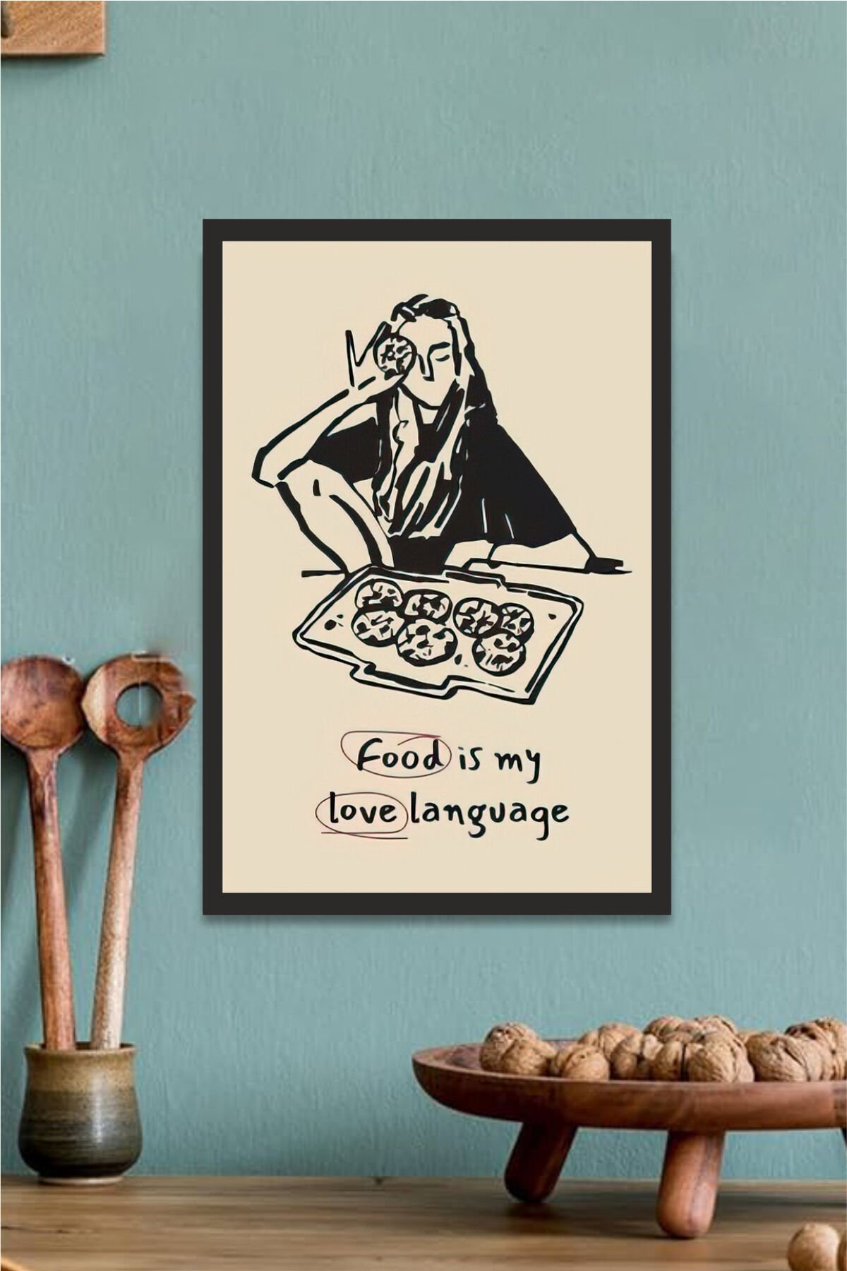 mutfak tasarımlı Çerçeve Görünümlü Mdf Tablo