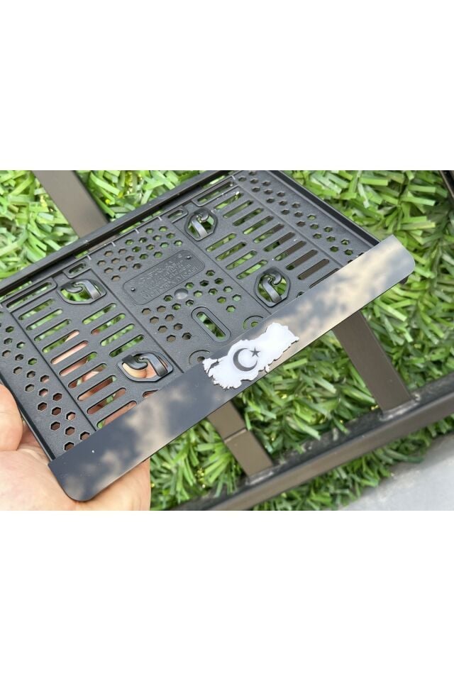 Türkiye Harita Ve Ay Yıldız 3d Kabrtmalı Pleksi Motor Plakalığı