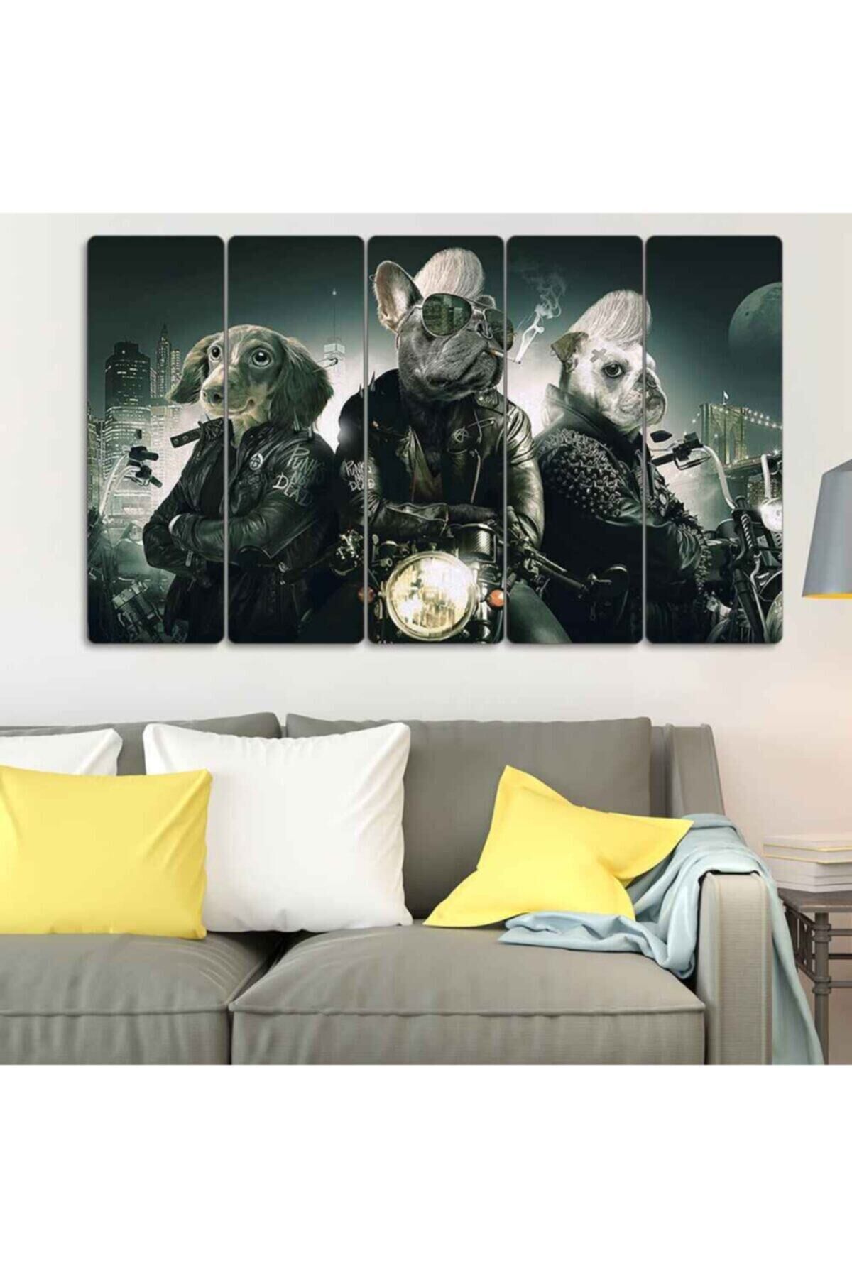 Köpek Çetesi - 5 Parçalı Tablo