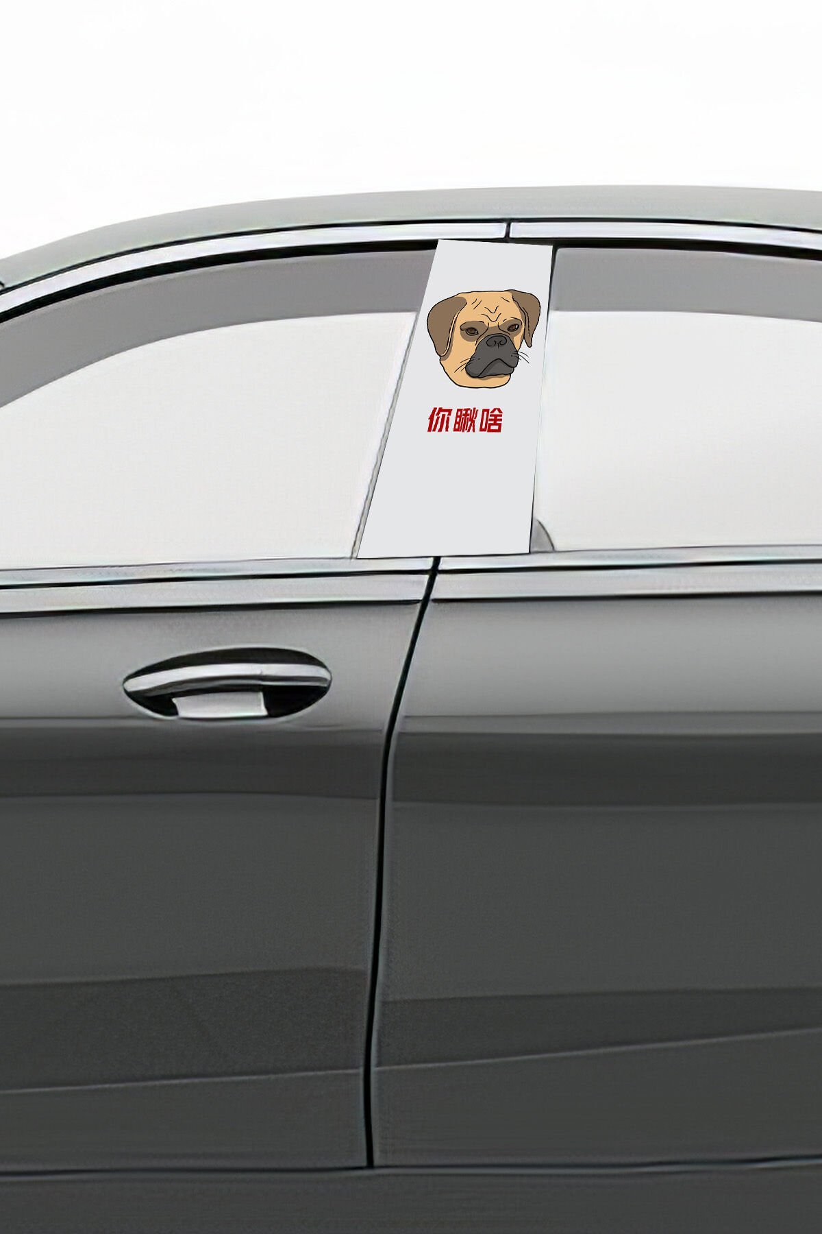 Araç Kapı Direk Kaplama Folyosu Desenli (Sağ Sol Takım) (2 Adet) - 22x50 Cm