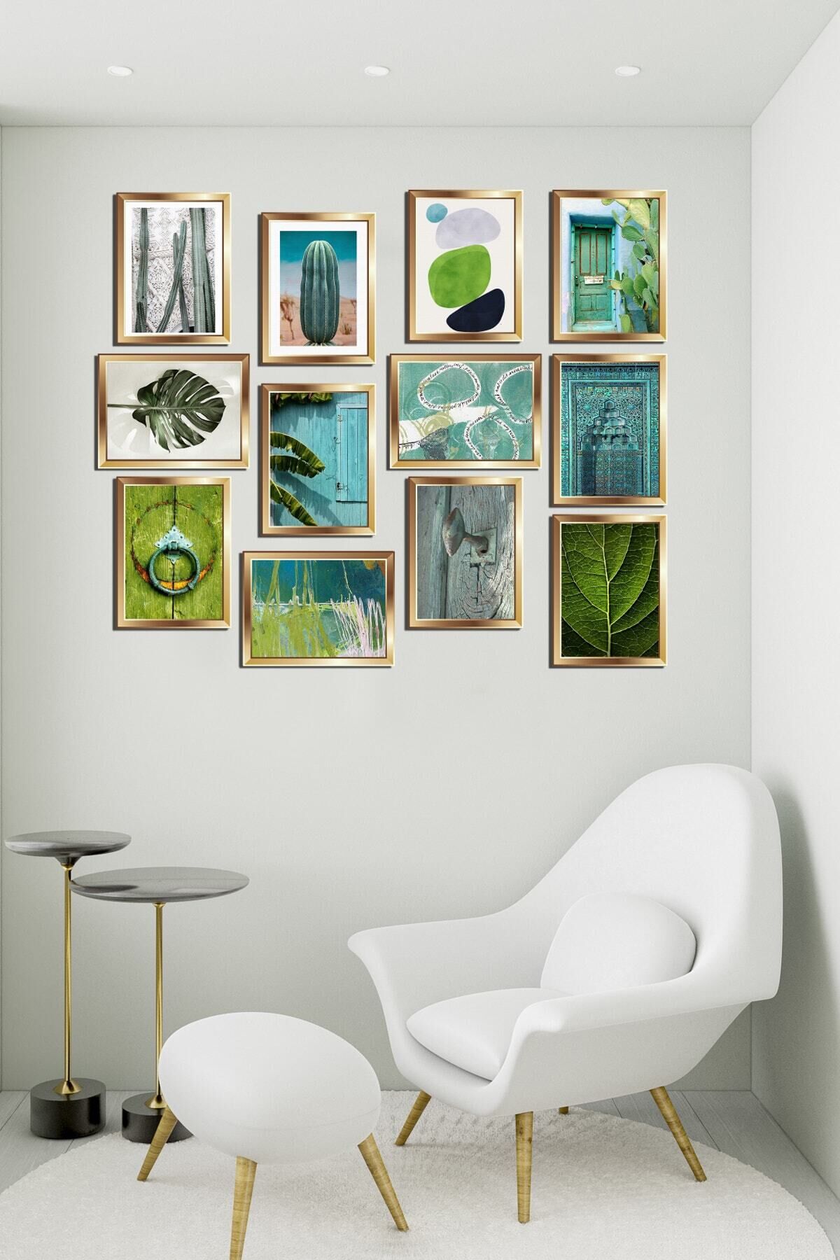 Modern Style 12 Parçalı Mdf Tablo Mck100