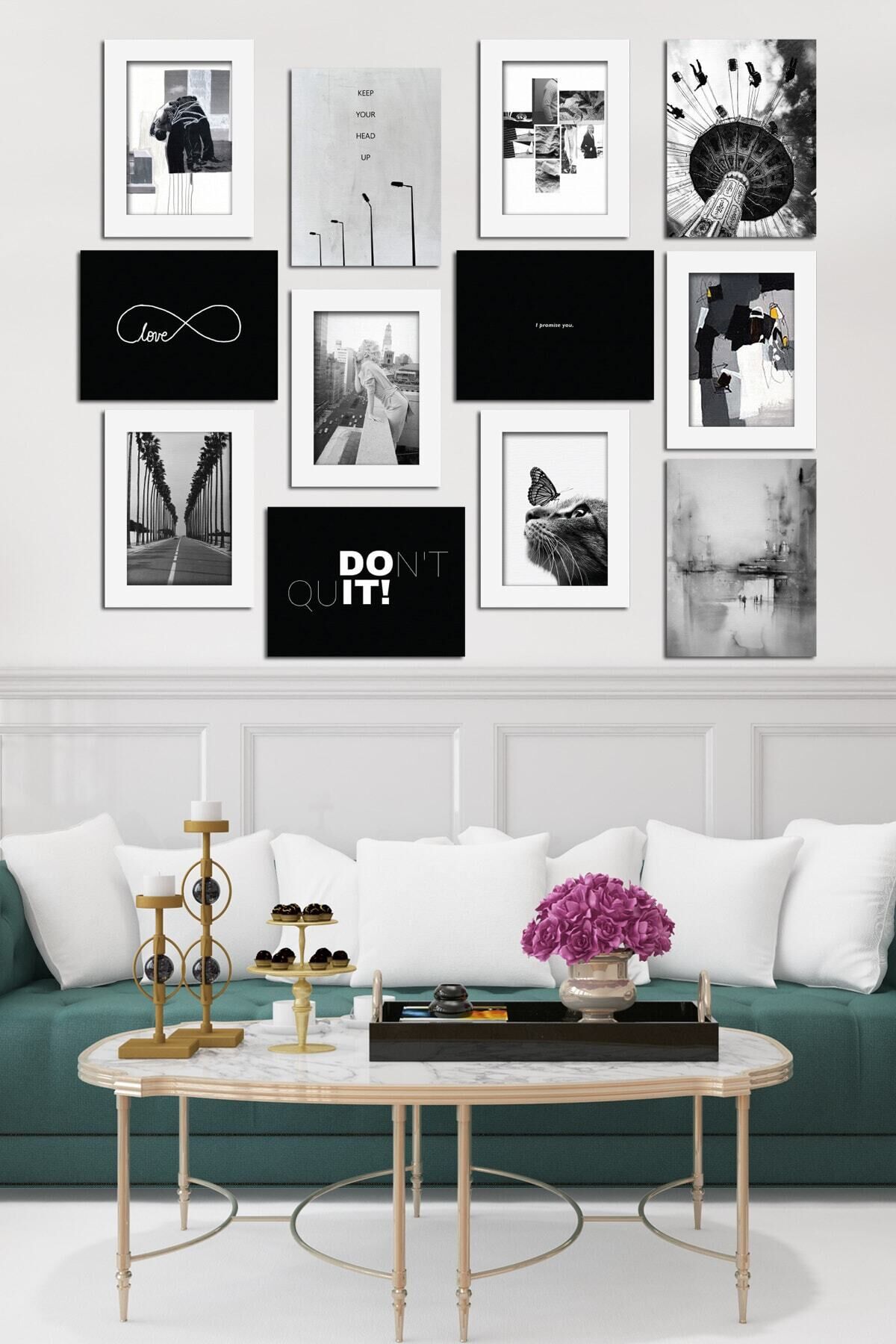 Modern Style 12 Parçalı Mdf Tablo Mck041