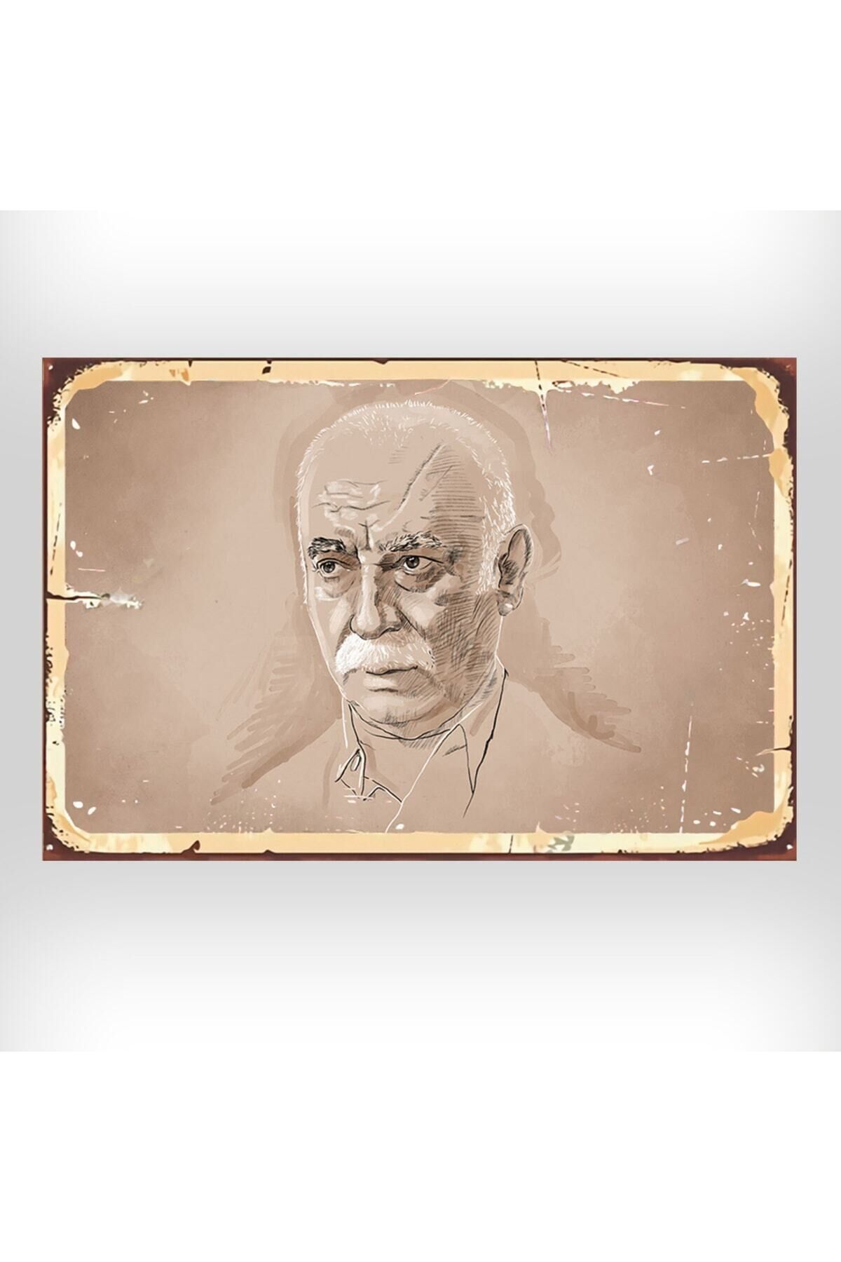 Şener Şen Tasarımlı 20x30 cm Retro Ahşap Tablo