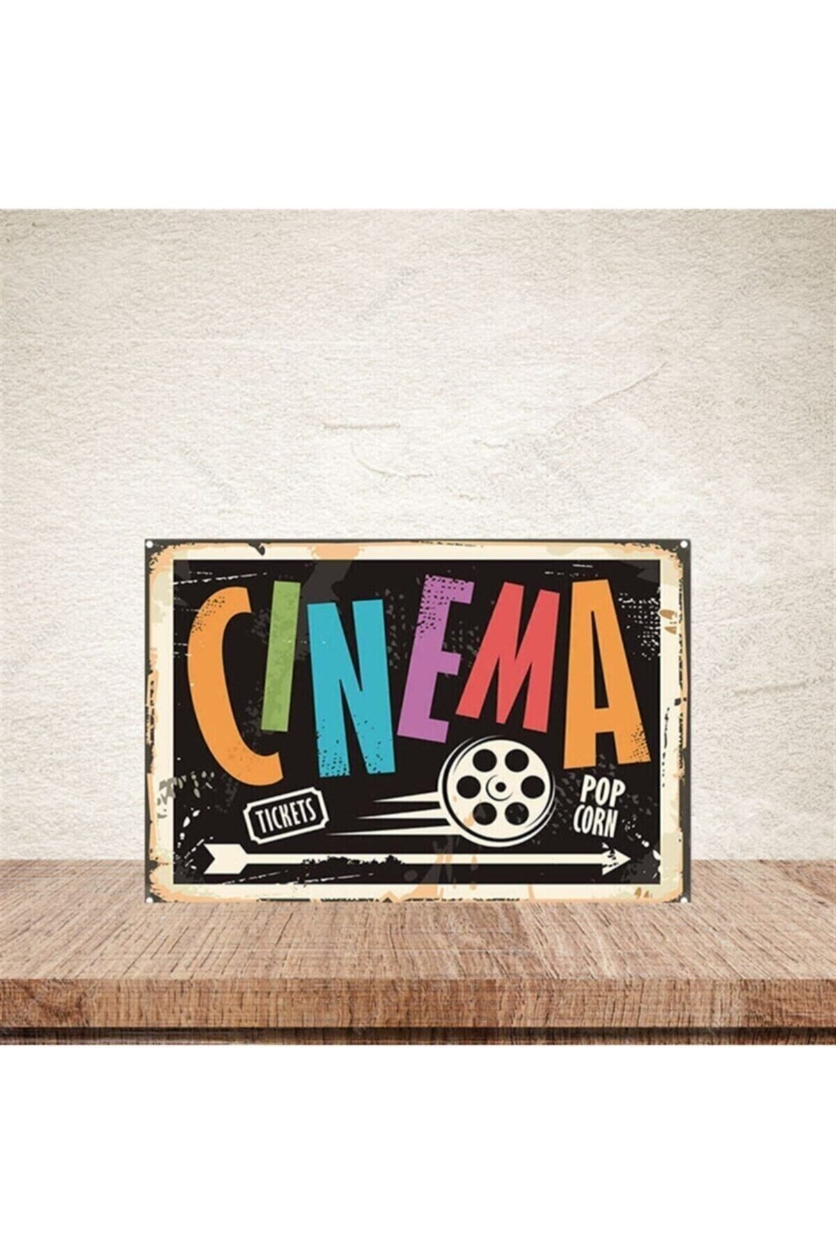 Cinema 20-30 Cm Retro Ahşap Poster