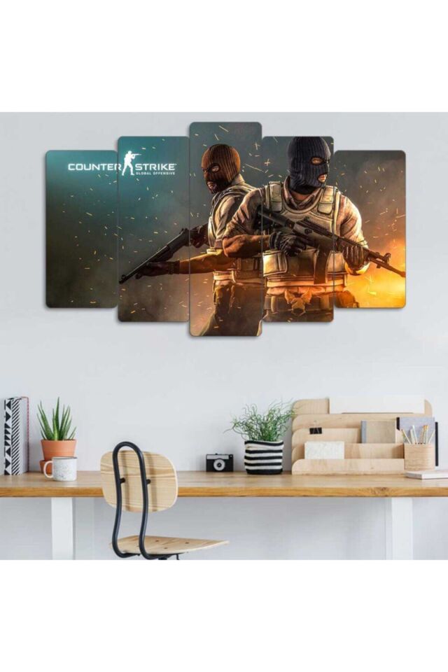 Counter Strike Global Offensive - 5 Parçalı Tablo