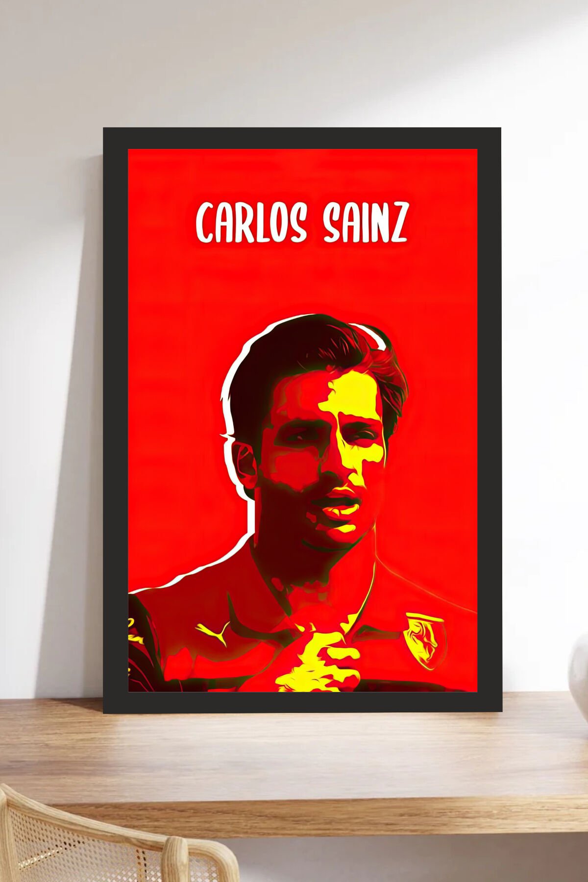 genç odası çerceve görünümlü mdf tablo