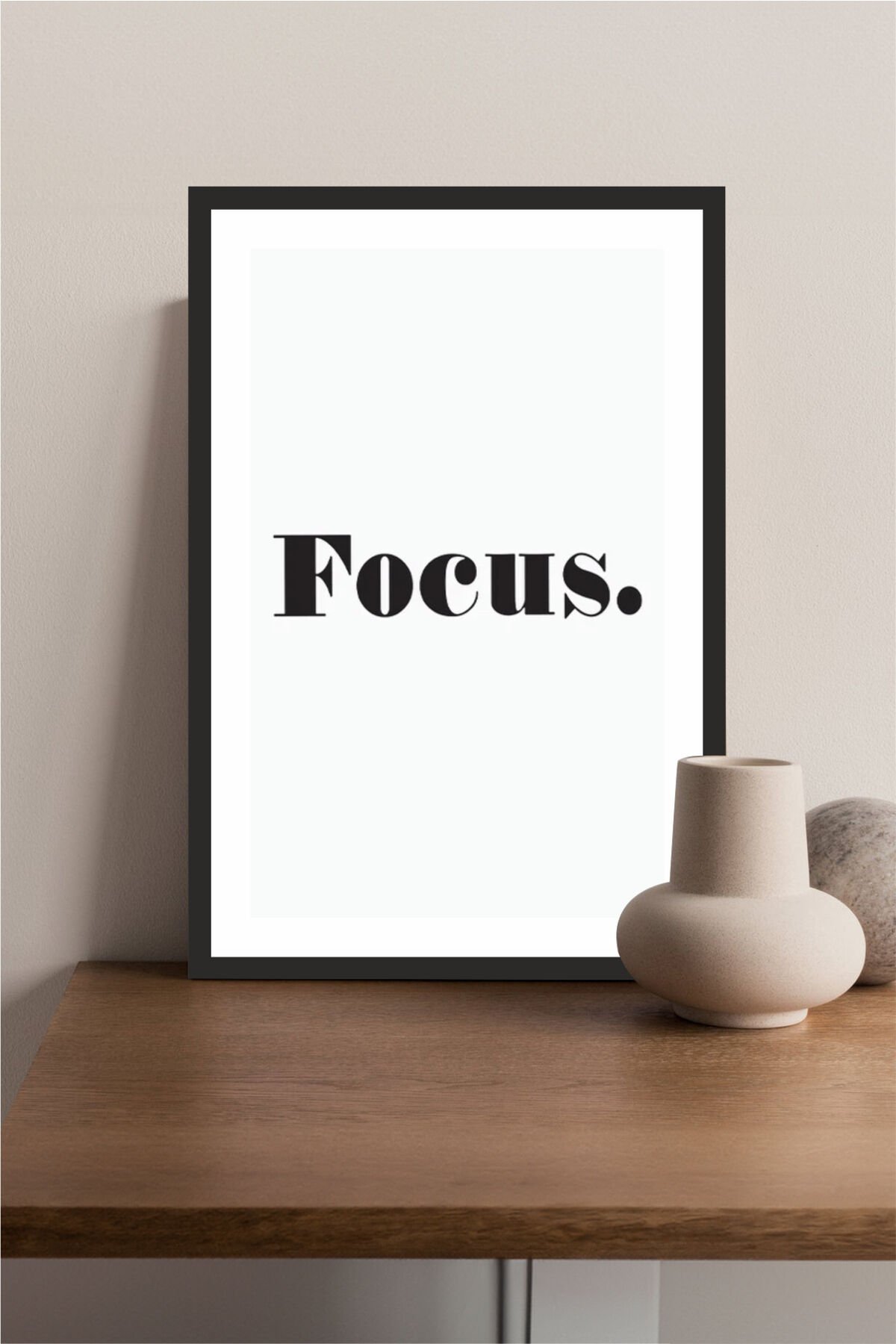 Home Yazılı Ahşap Mdf Çerçeve Görünümlü Mdf Tablo