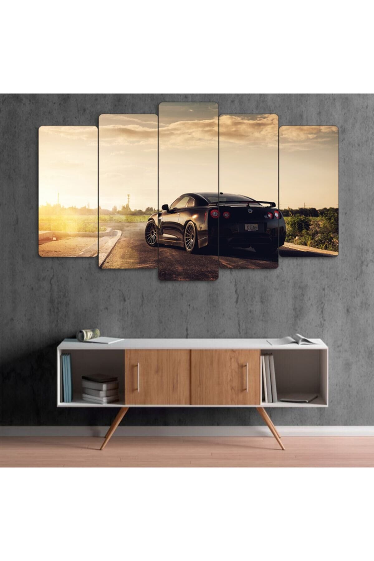 Nissan Gtr - 5 Parçalı Tablo