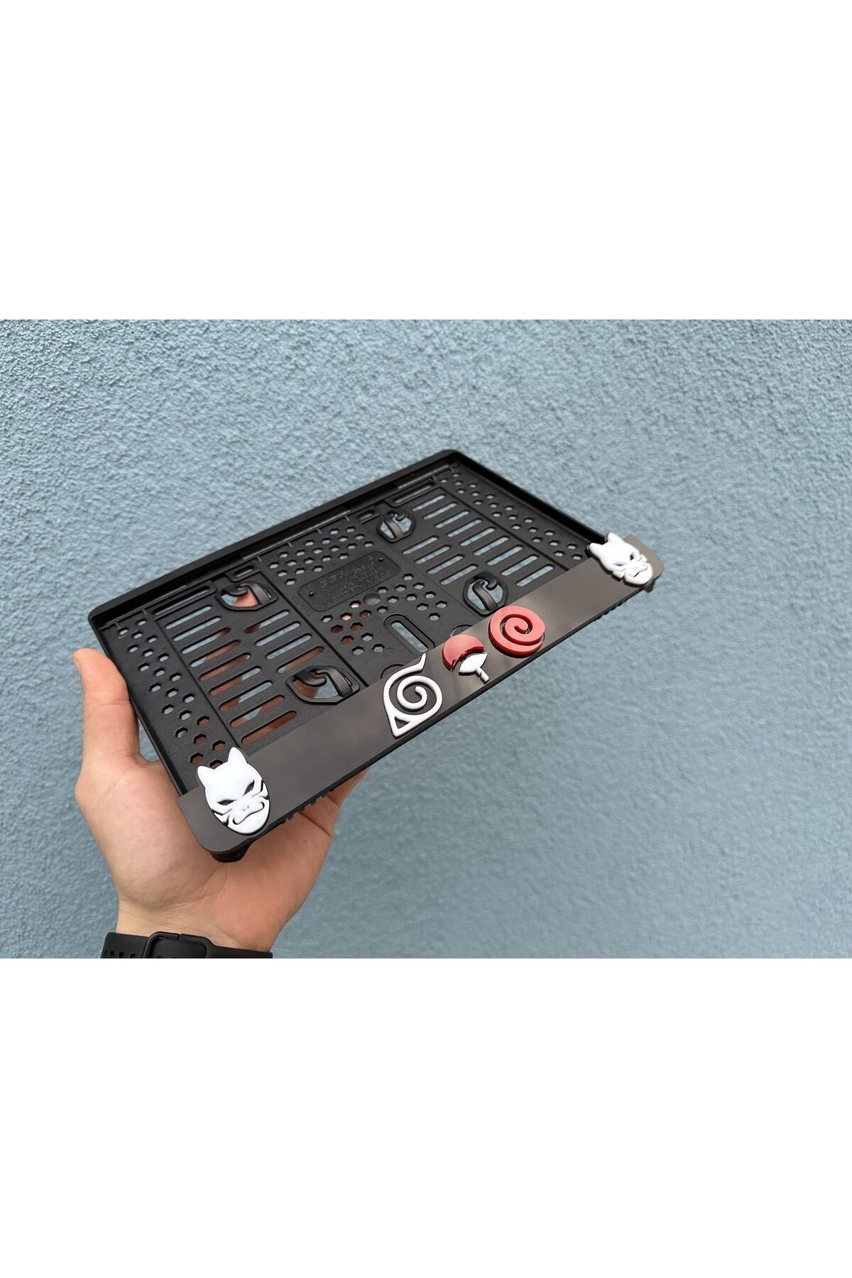 Anime 3d Kabrtmalı Pleksi Motor Plakalığı