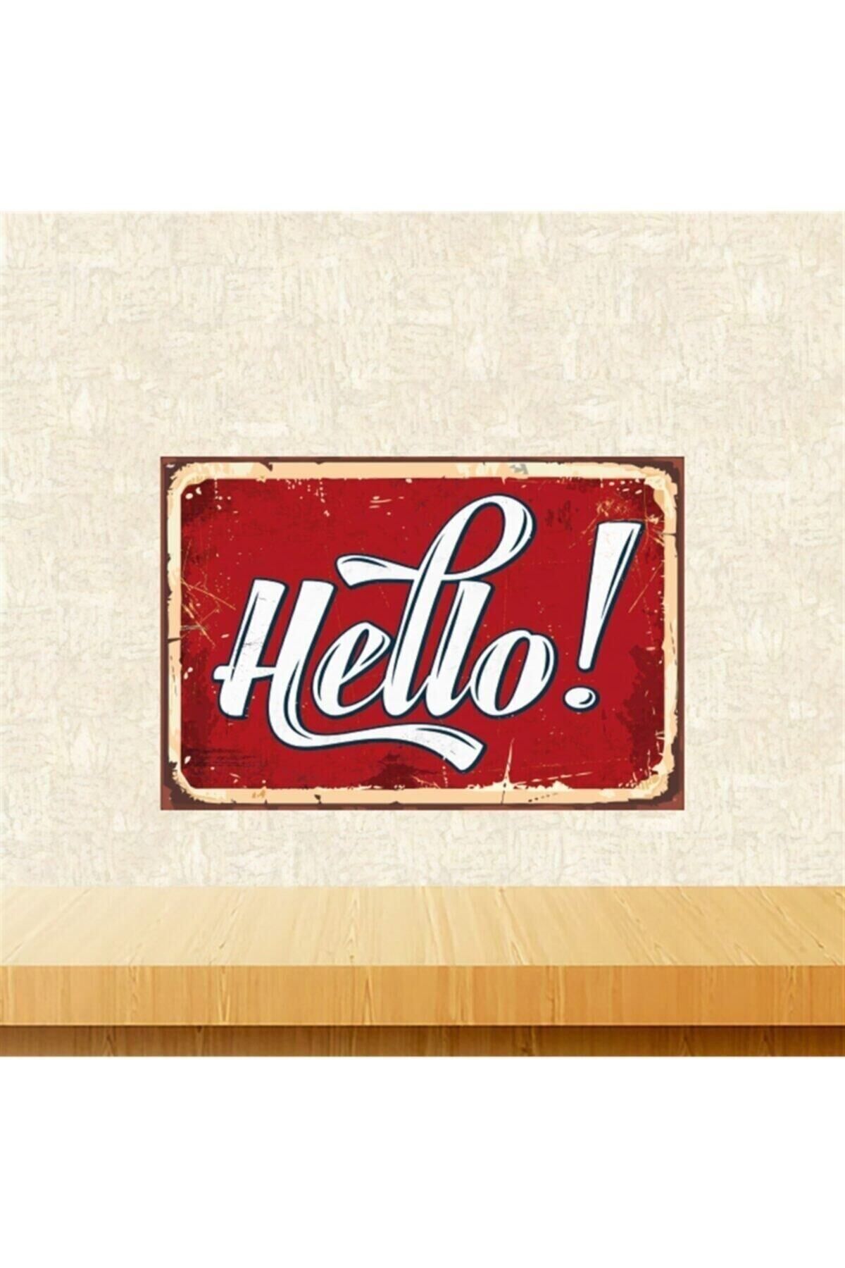 Open 20-30 Cm Retro Ahşap Tablo Tkfx5738