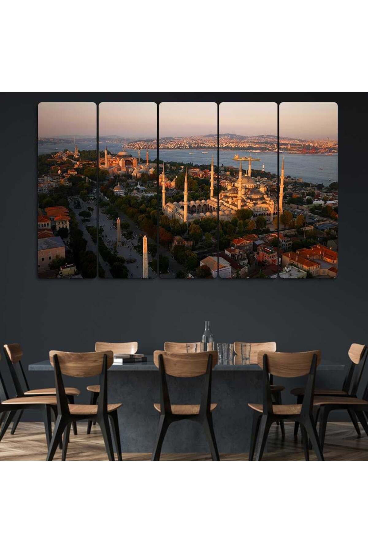 Ayasofya Camii, İstanbul - 5 Parçalı Dini Tablo