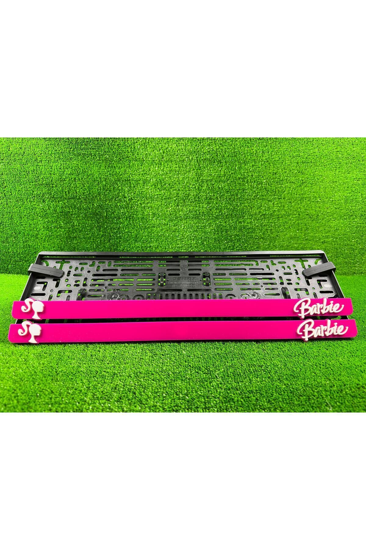 Vice City Pembe 3d Kabrtmalı Pleksi Araba Plakalığı 1 Takım