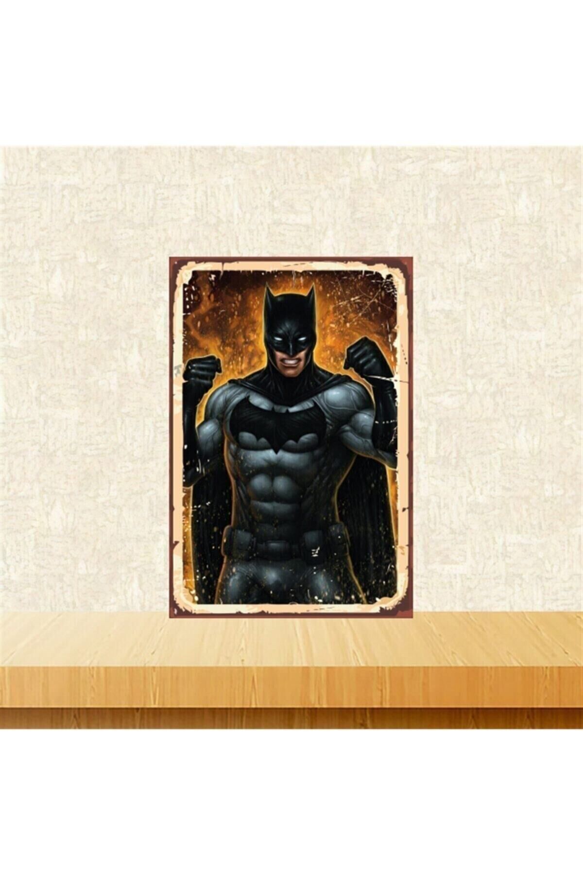 Strong Batman Retro Ahşap Tablo Tkfx5005 20x30 Cm