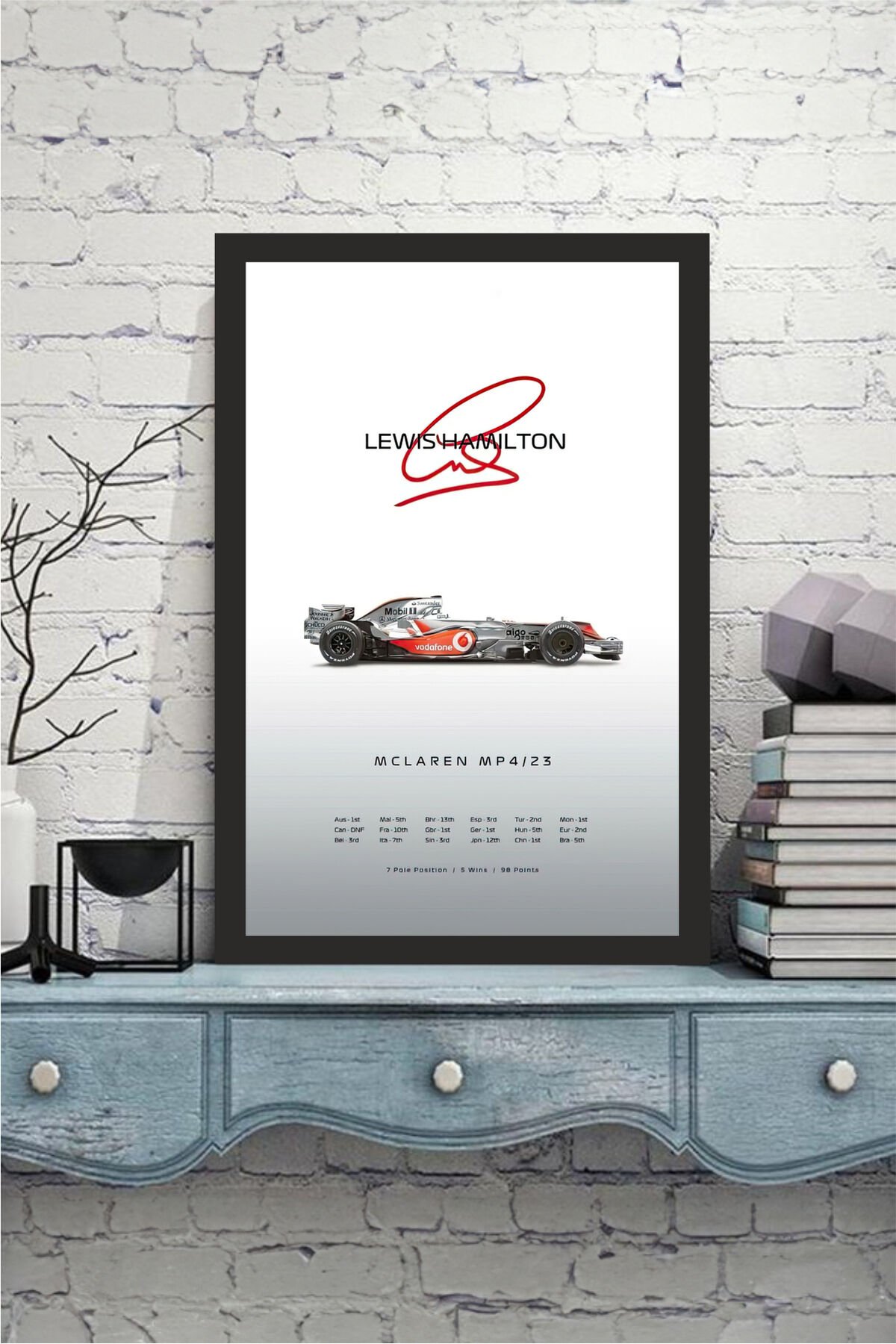 genç odası çerceve görünümlü mdf tablo