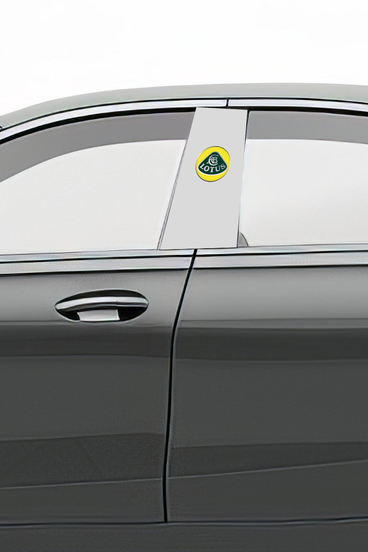 Araç Kapı Direk Kaplama Folyosu Desenli (Sağ Sol Takım) (2 Adet) - 22x50 Cm