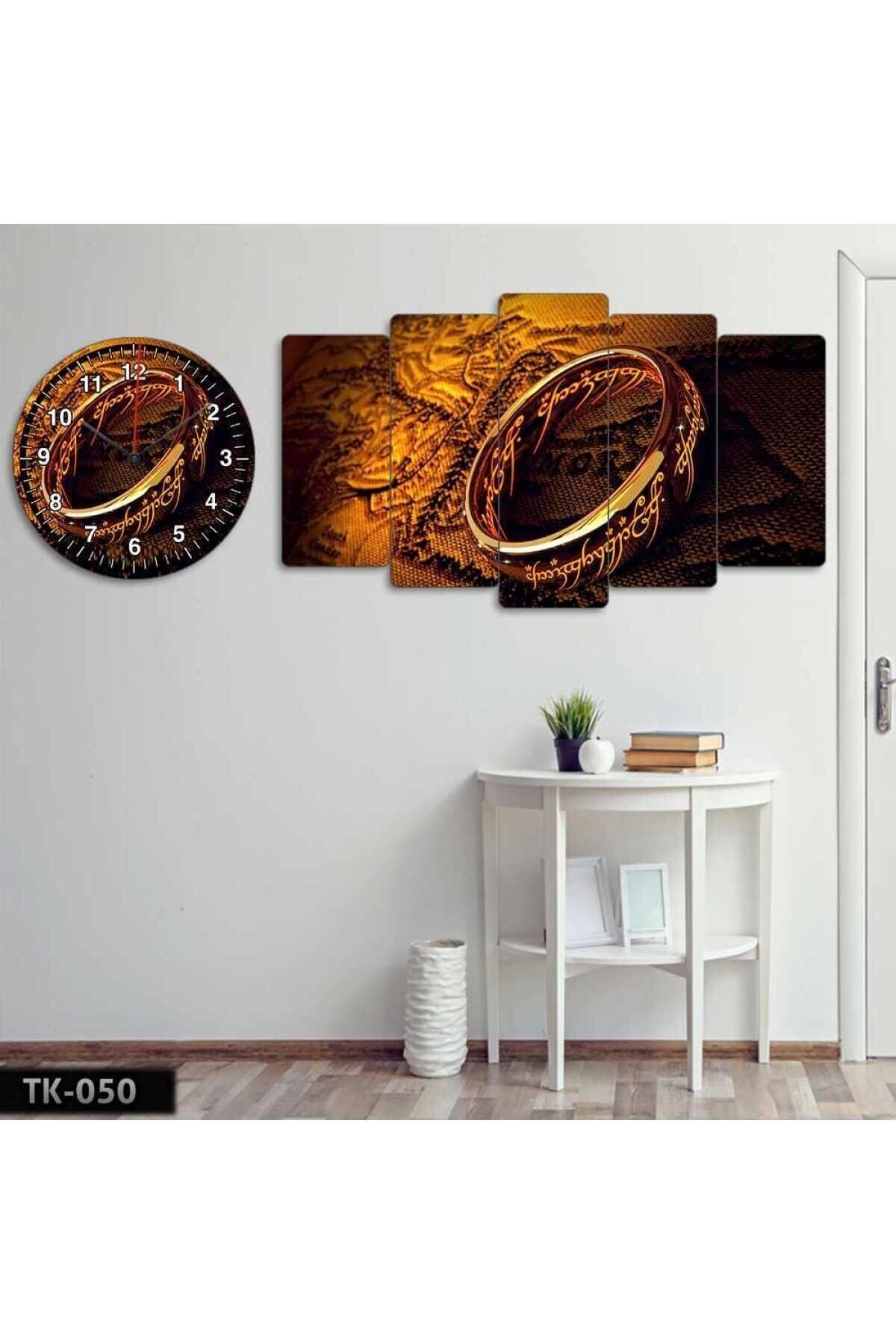 Yüzüklerin Efendisi, Lord Of The Rings, Yüzük - Tablo Saat Kombini