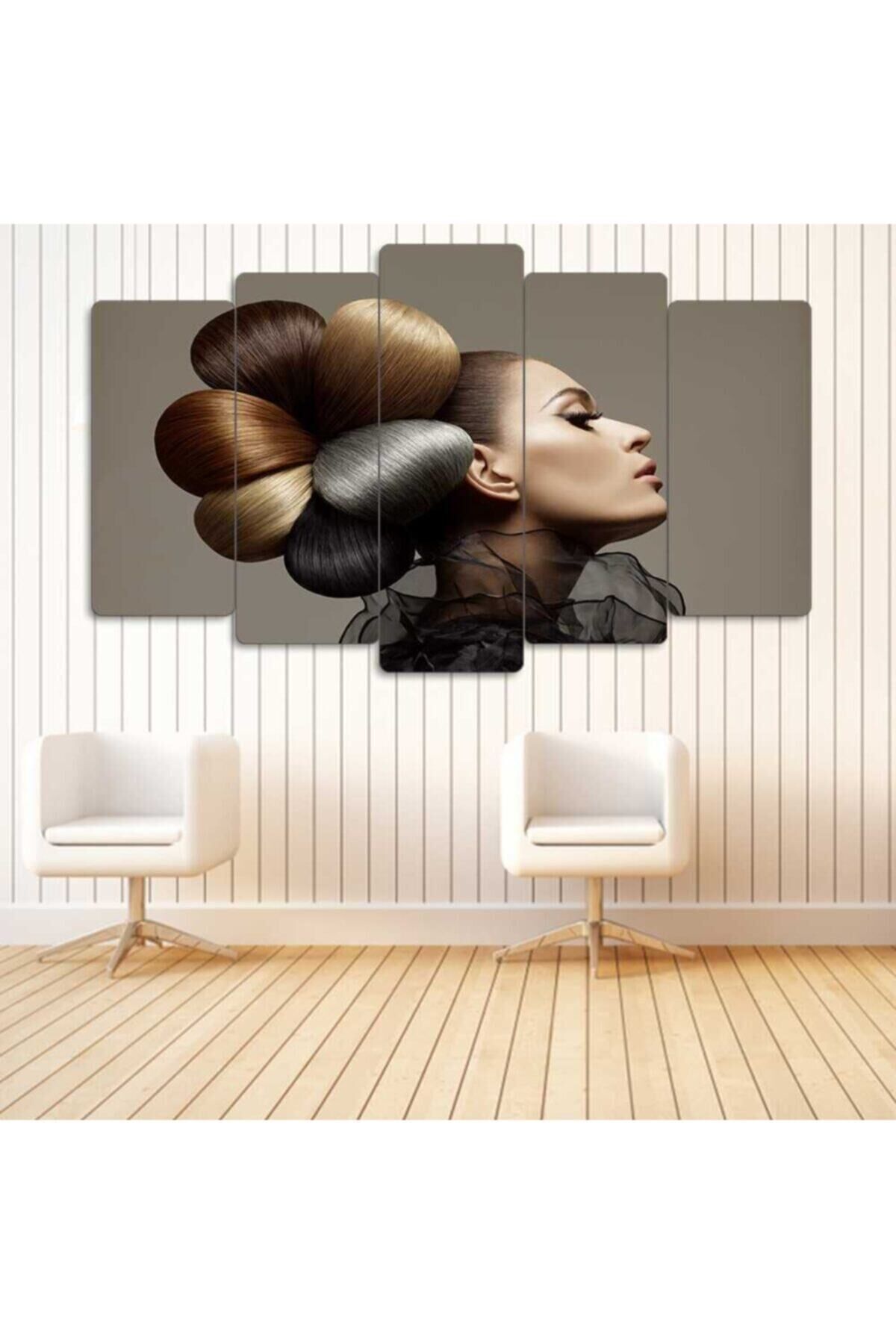 Kuaför, Saç Tasarım - 5 Parçalı Tablo