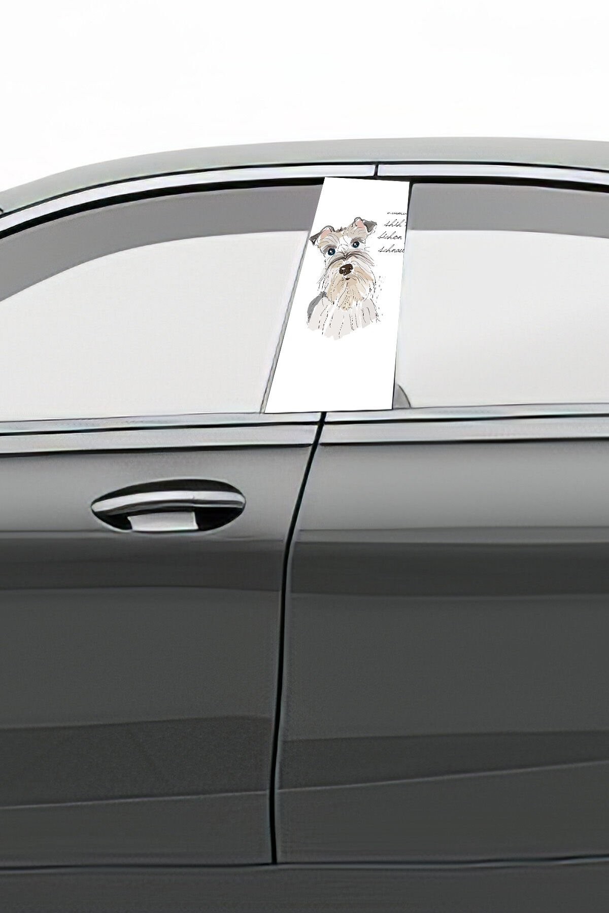 Araç Kapı Direk Kaplama Folyosu Desenli (Sağ Sol Takım) (2 Adet) - 22x50 Cm