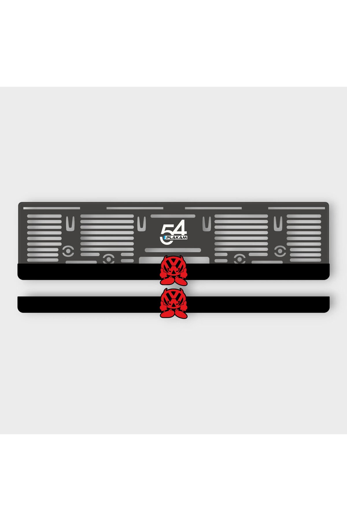 VOLKSWAGEN İLEGAL KABARTMALI PLEKSİ ARABA PLAKALIĞI