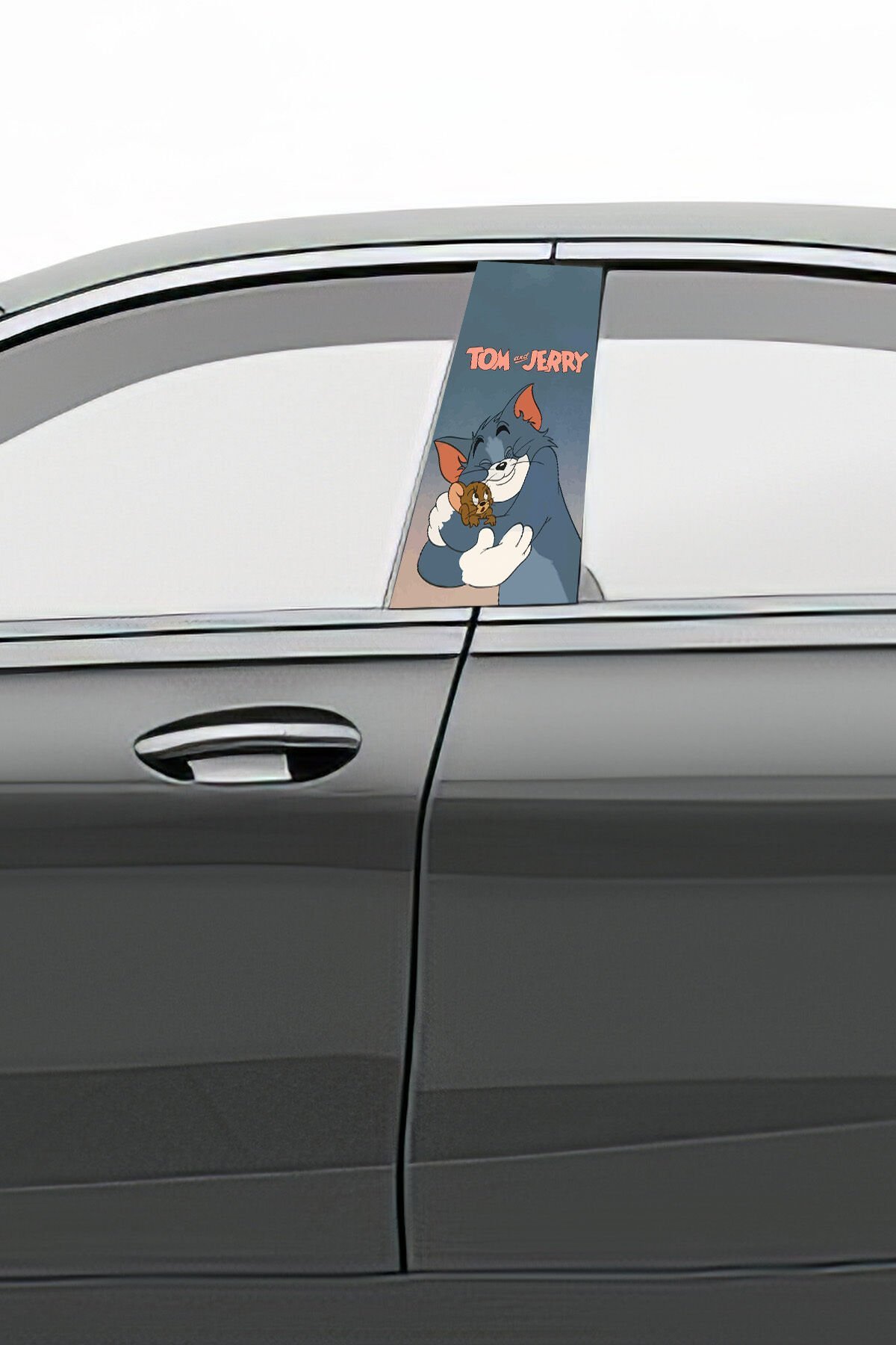 Araç Kapı Direk Kaplama Folyosu Desenli  Sağ Sol Takım 2 Adet  22x50 cm