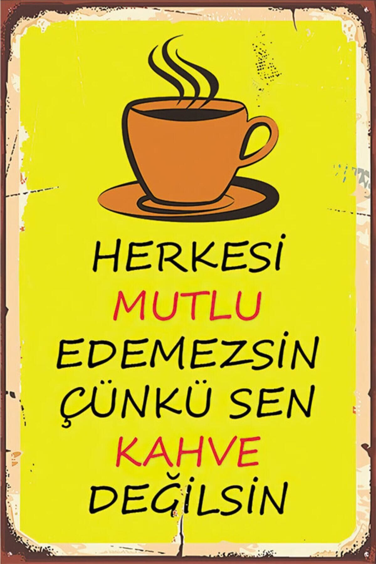 Duvar Yazıları Ahşap Poster