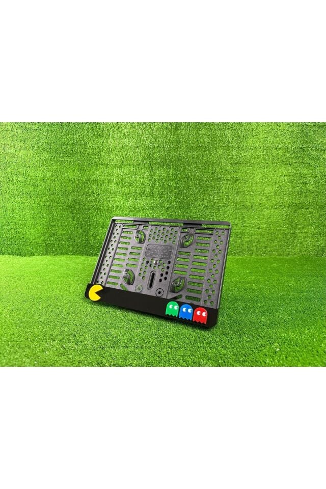 Pacman 3d Kabrtmalı Pleksi Motor Plakalığı - 2