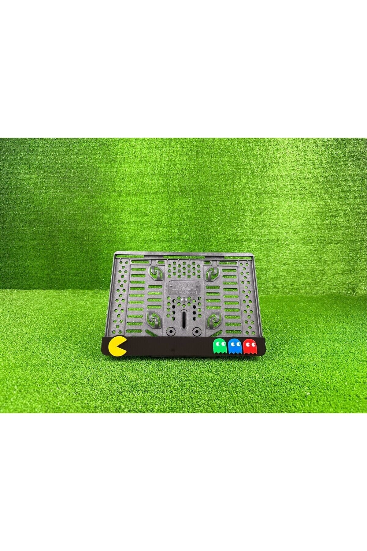 Pacman 3d Kabrtmalı Pleksi Motor Plakalığı - 2