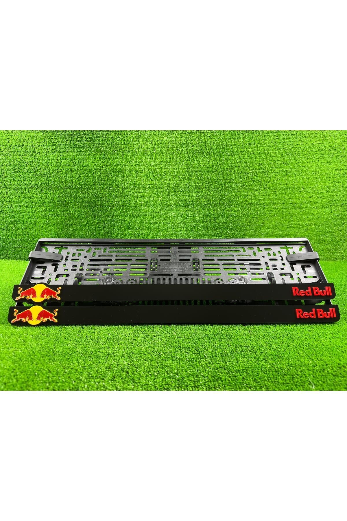 Red Bull Siyah 3d Kabrtmalı Pleksi Araba Plakalığı 1 Takım - 2