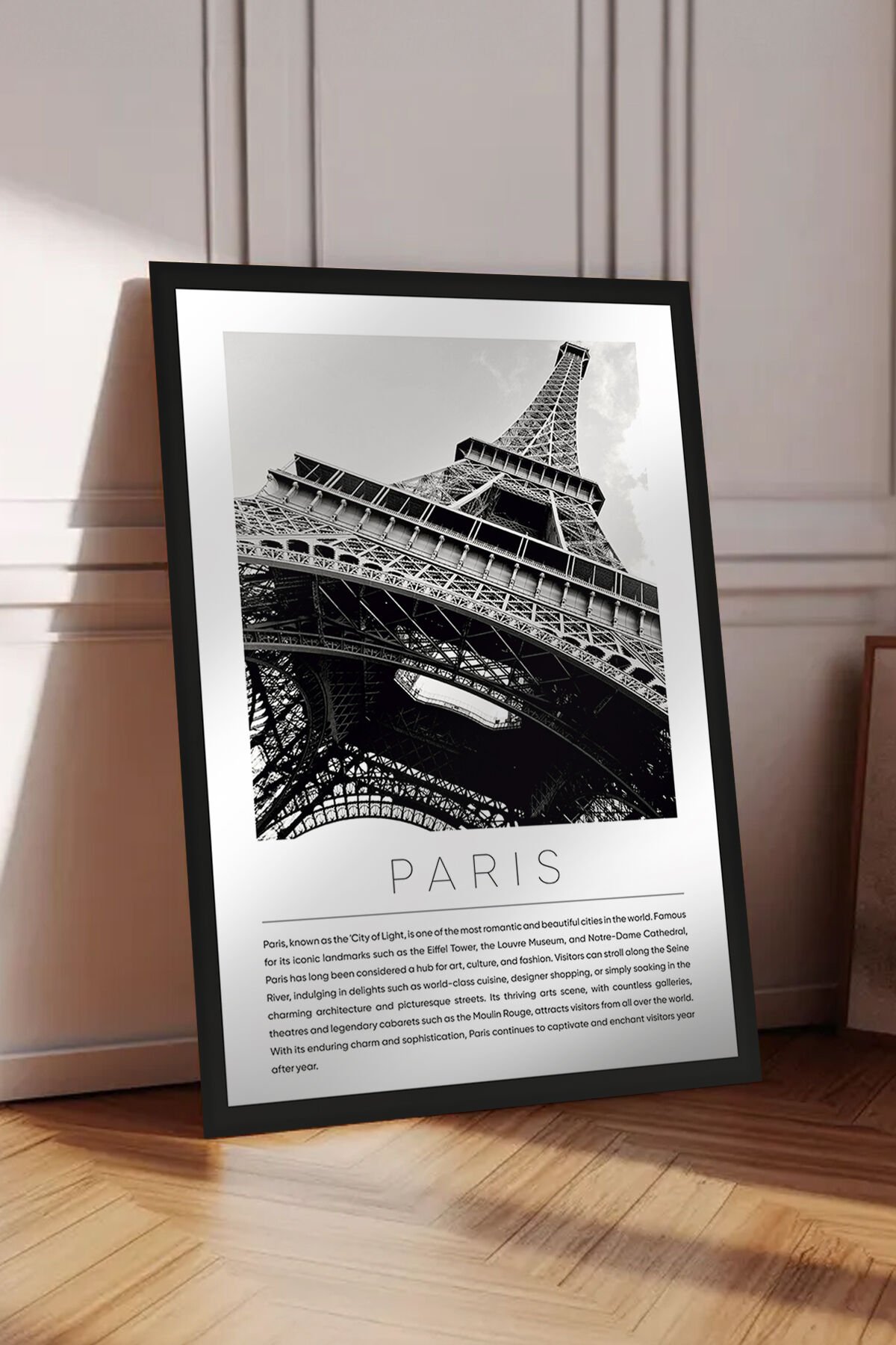 Dünya Şehirleri Koleksiyonu Çerçeve Görünümlü Mdf Tablo