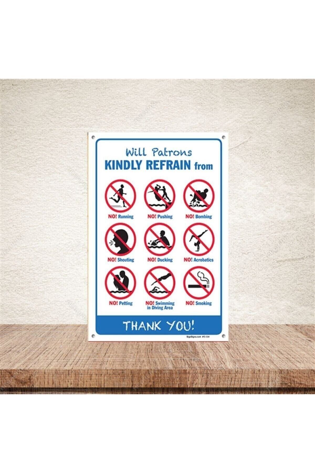 Thank You 20-30 Cm Retro Ahşap Poster