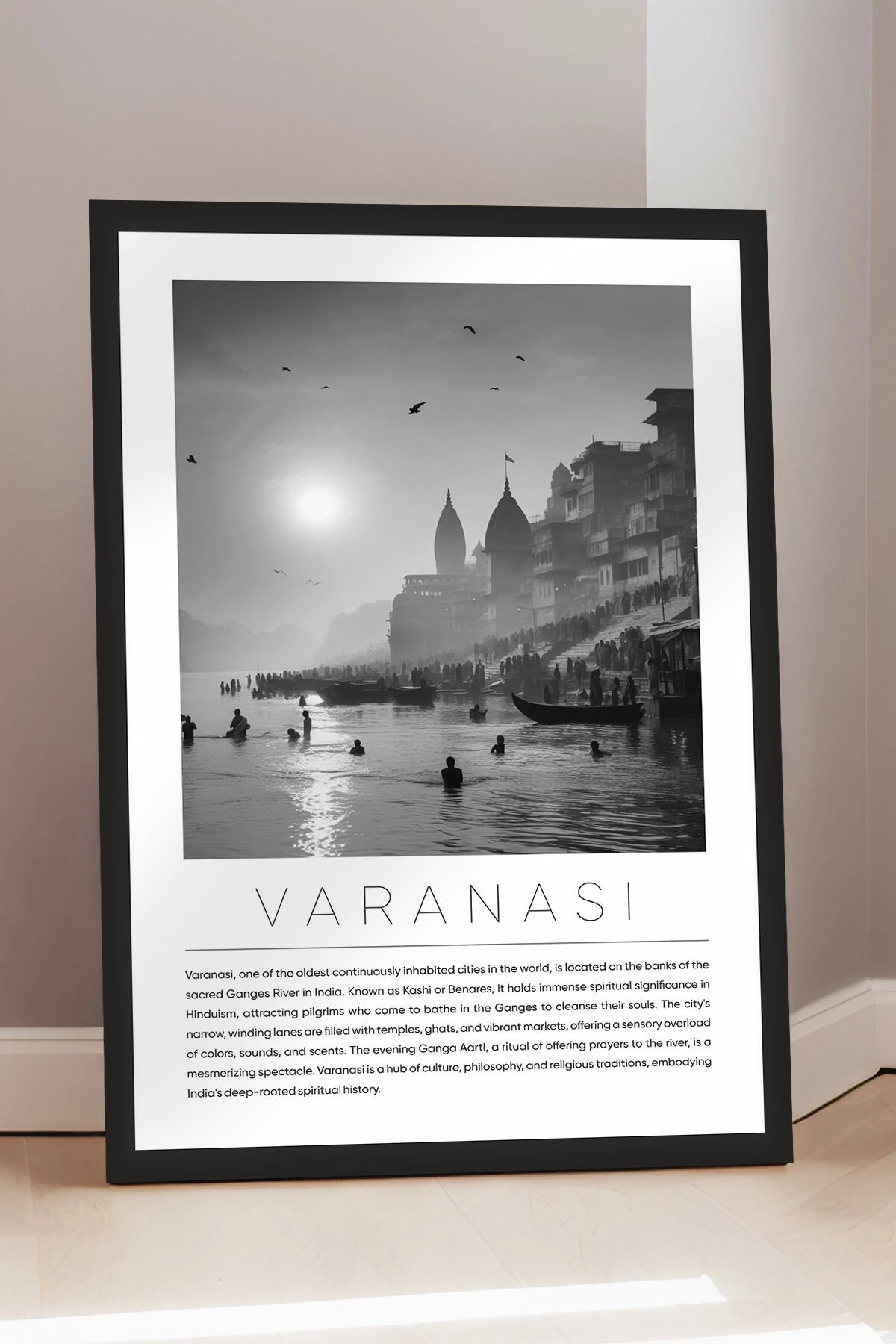 Dünya Şehirleri Koleksiyonu Çerçeve Görünümlü Mdf Tablo