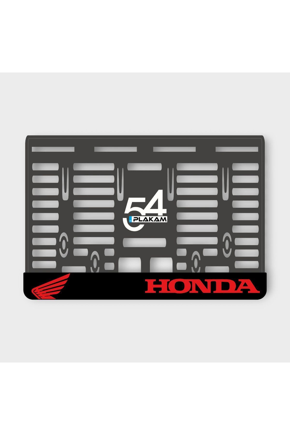 HONDA THE POWER OF DREAMS 3D KABARTMALI PLEKSİ MOTOR PLAKALIĞI