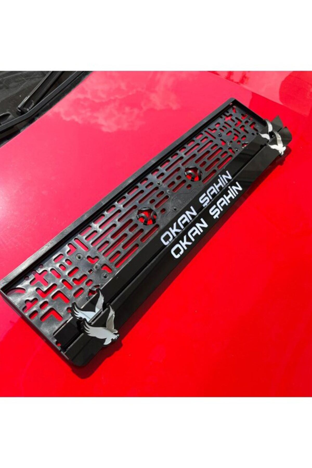 2 Adet Kartal Logolu 3d Kişiye Özel Plakalık