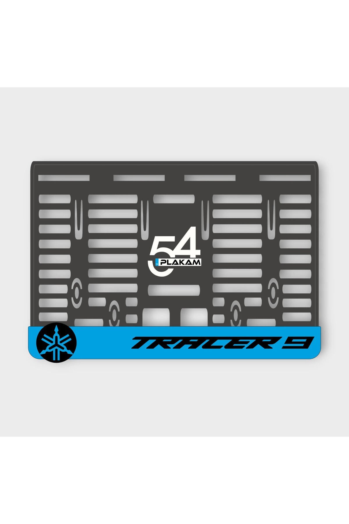YAMAHA TRACER 9 Uyumlu 3D KABARTMALI PLEKSİ MOTOR PLAKALIĞI -1