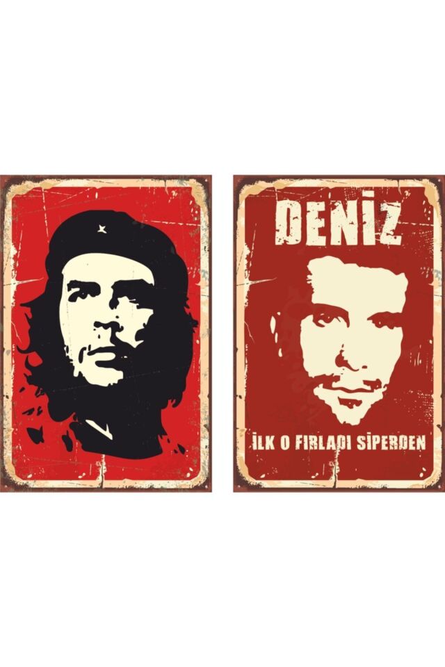 Che Guevera Ve Deniz Gezmiş 2 Li Set