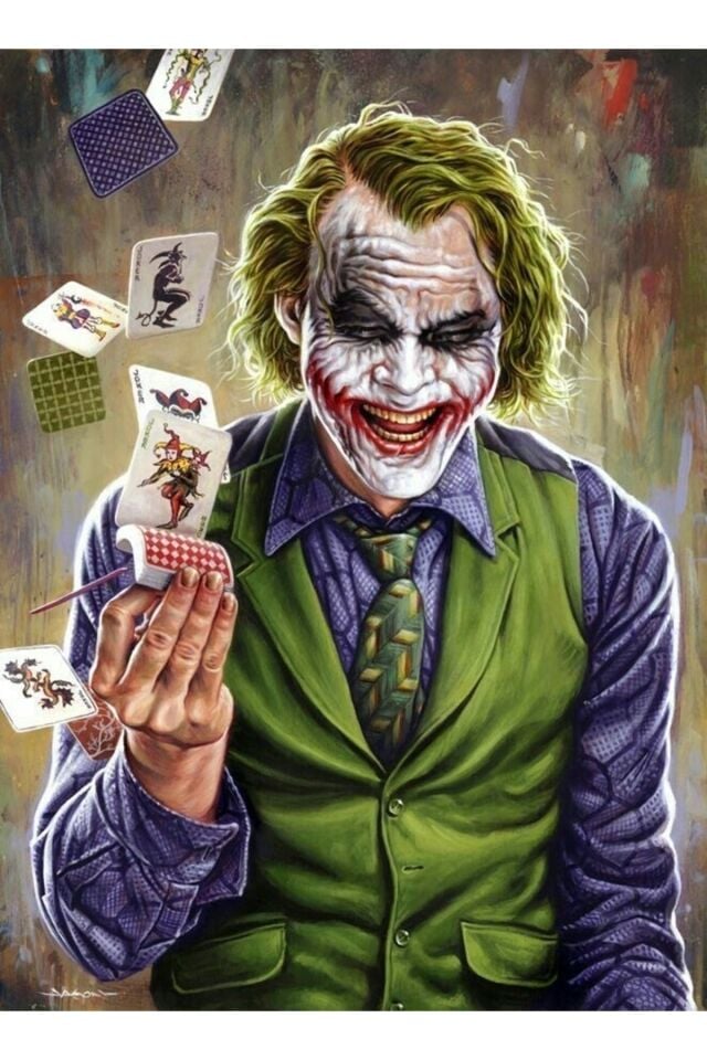Joker Ahşap Poster