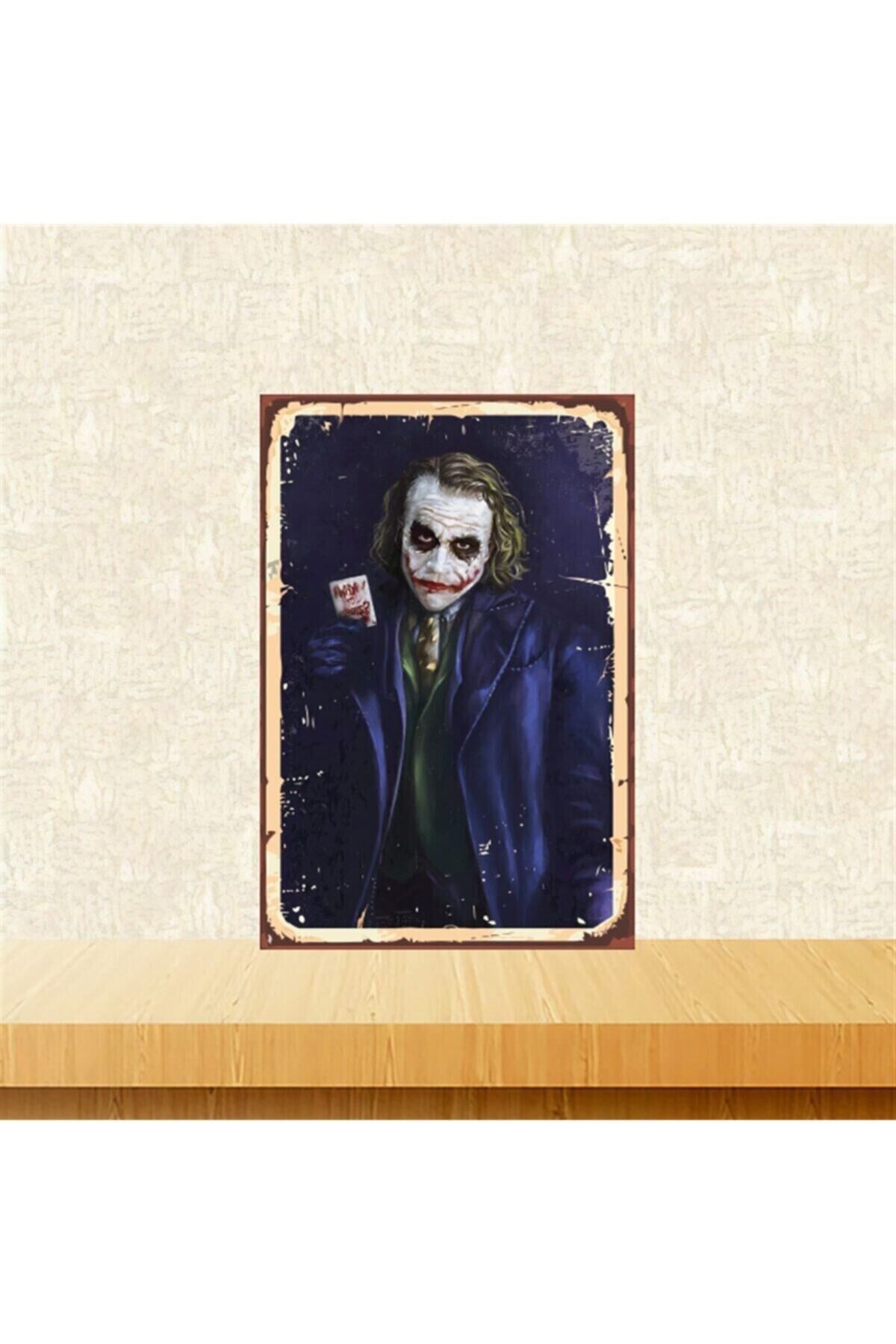 Joker Why So Serious 20-30 Cm Retro Ahşap Tablo Tkfx5017