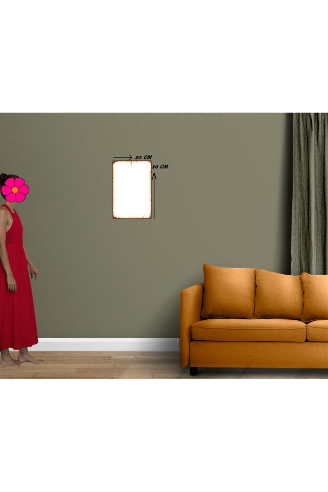 Ahmet Kaya Temalı 1 Adet 20 x 30 CM MDF Duvar Tablosu