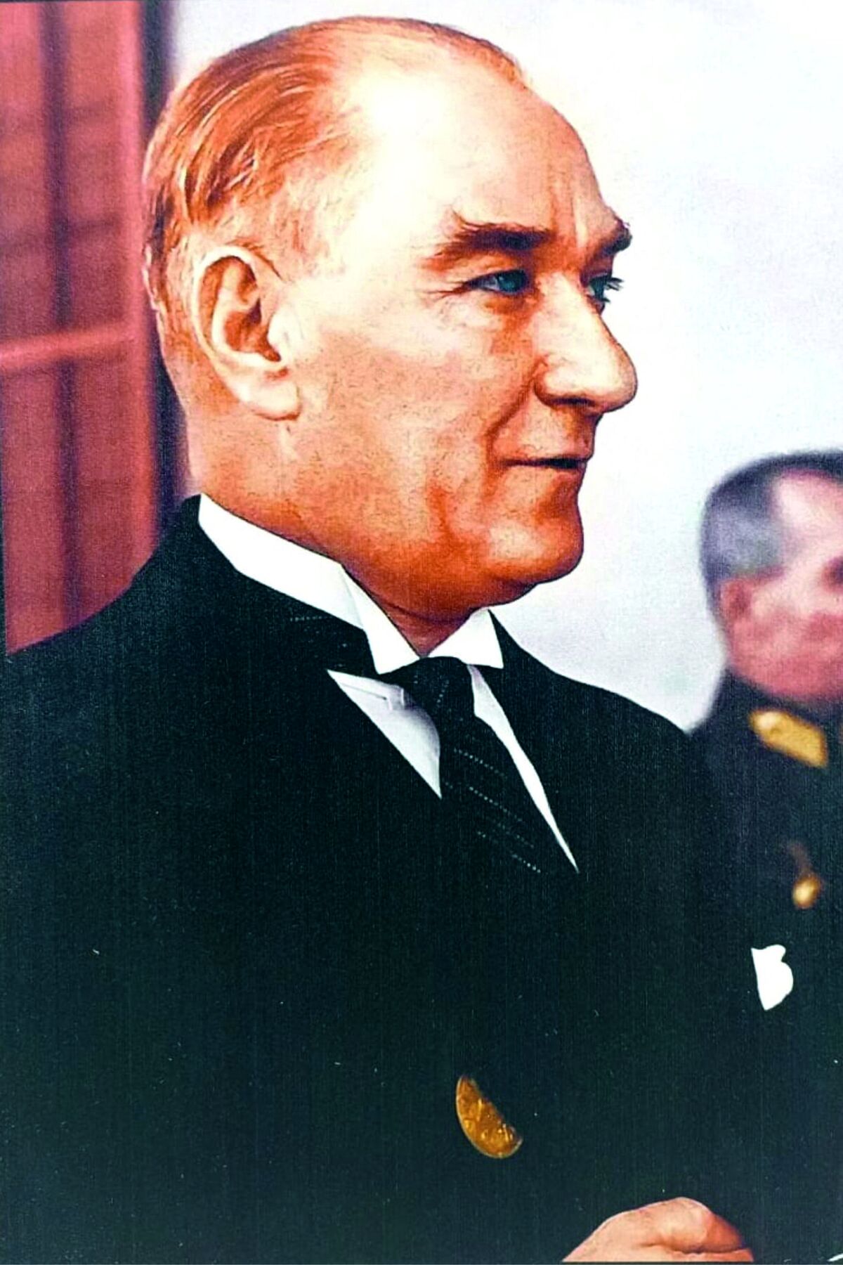 Mustafa Kemal Atatürk Dekoratif Retro Mdf Tablo ( Çerçeve Görünümlü )