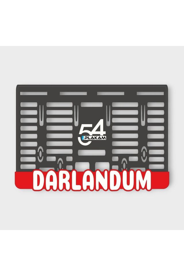 DARLANDUM 3D KABARTMALI PLEKSİ MOTOR PLAKALIĞI