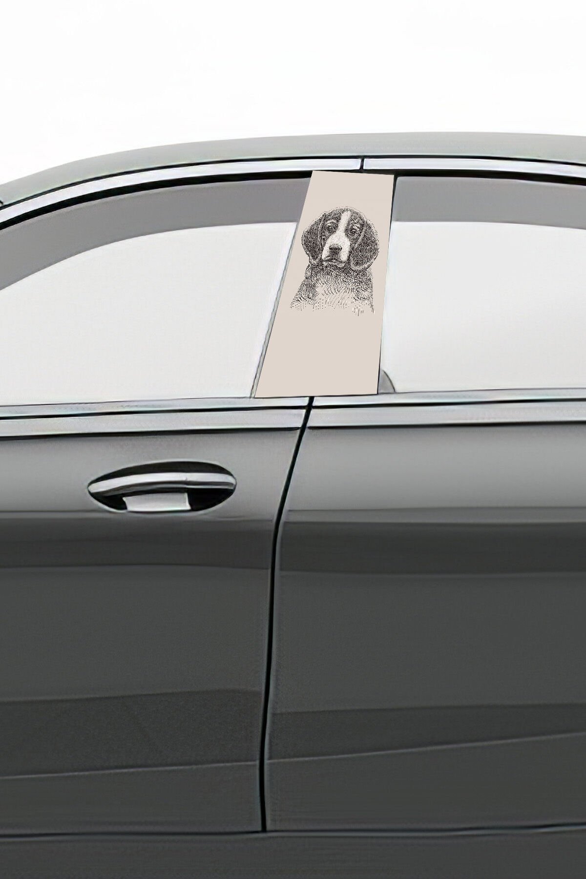 Araç Kapı Direk Kaplama Folyosu Desenli (Sağ Sol Takım) (2 Adet) - 22x50 Cm