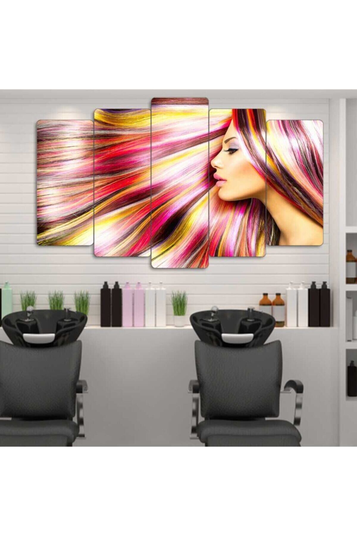 Kuaför, Saç Tasarım - 5 Parçalı Tablo